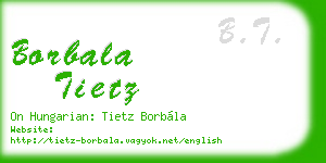 borbala tietz business card